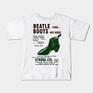 Fab Four Boots Dual Color Kids T-Shirt